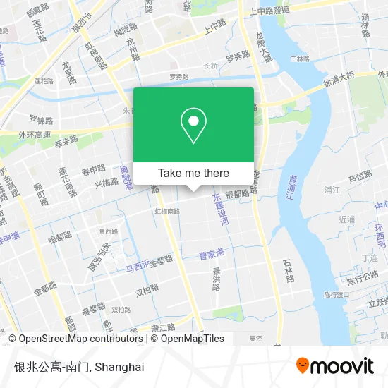 银兆公寓-南门 map