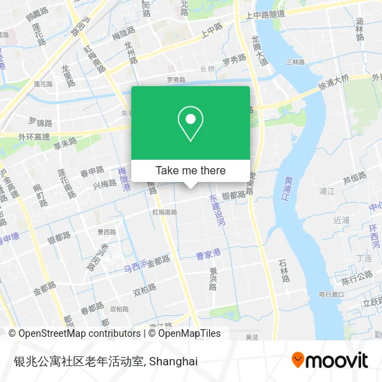 银兆公寓社区老年活动室 map