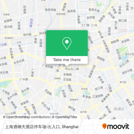 上海酒钢大酒店停车场-出入口 map