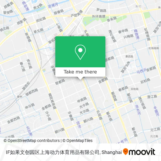 IF如果文创园区上海动力体育用品有限公司 map