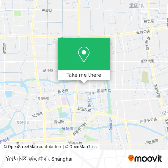 宜达小区-活动中心 map