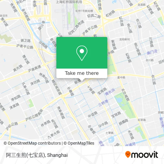 阿三生煎(七宝店) map