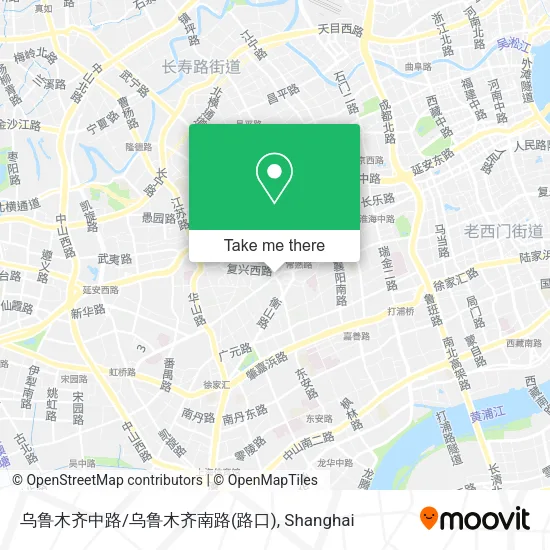 乌鲁木齐中路/乌鲁木齐南路(路口) map