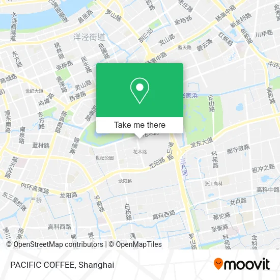 PACIFIC COFFEE map