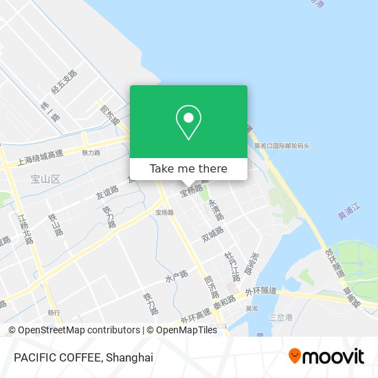 PACIFIC COFFEE map