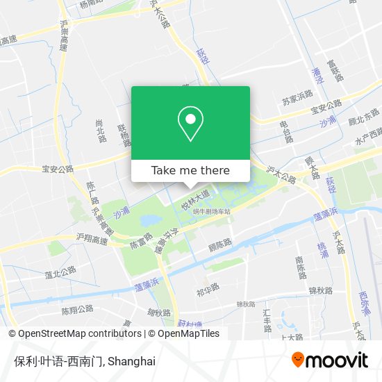保利·叶语-西南门 map