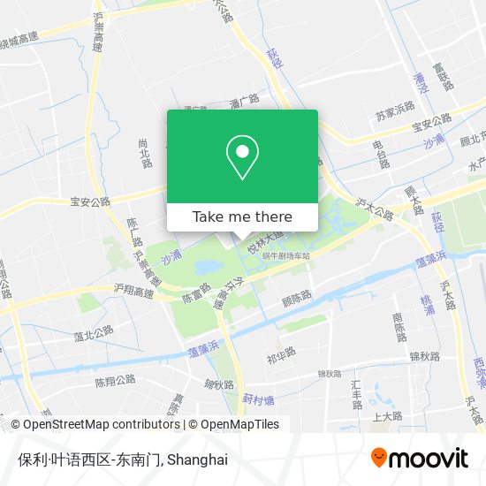 保利·叶语西区-东南门 map