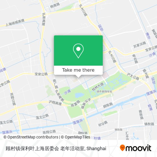 顾村镇保利叶上海居委会 老年活动室 map