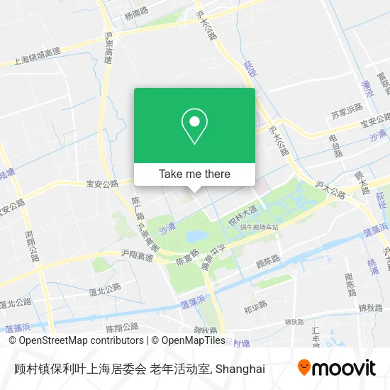 顾村镇保利叶上海居委会 老年活动室 map