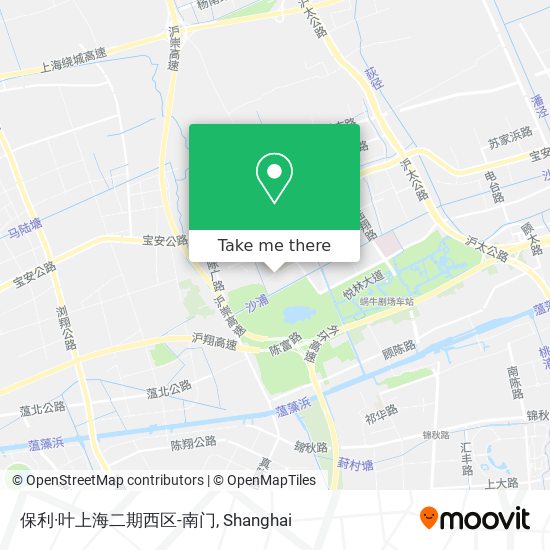 保利·叶上海二期西区-南门 map