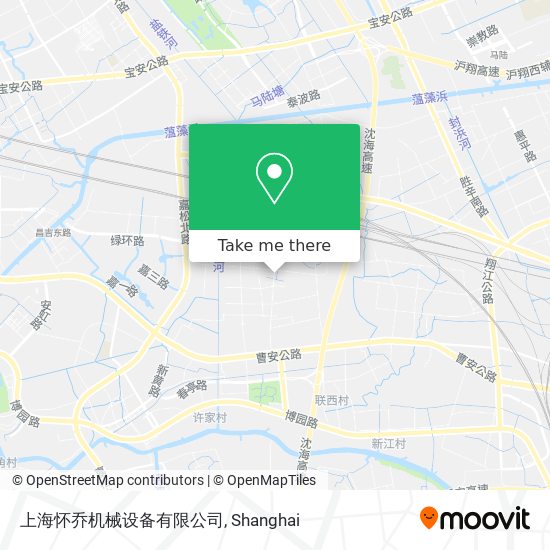上海怀乔机械设备有限公司 map