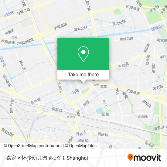 嘉定区怀少幼儿园-西北门 map