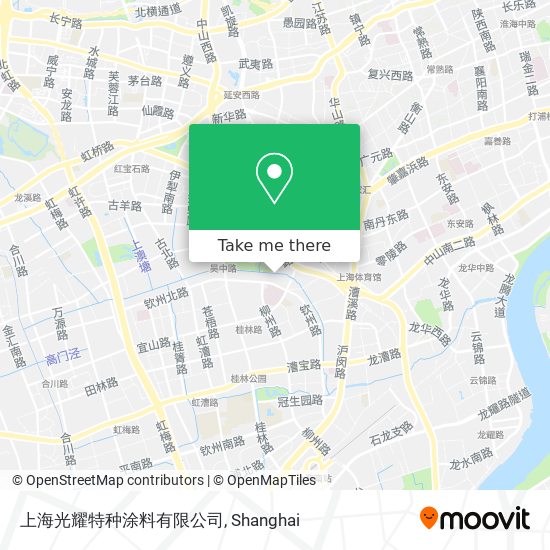 上海光耀特种涂料有限公司 map