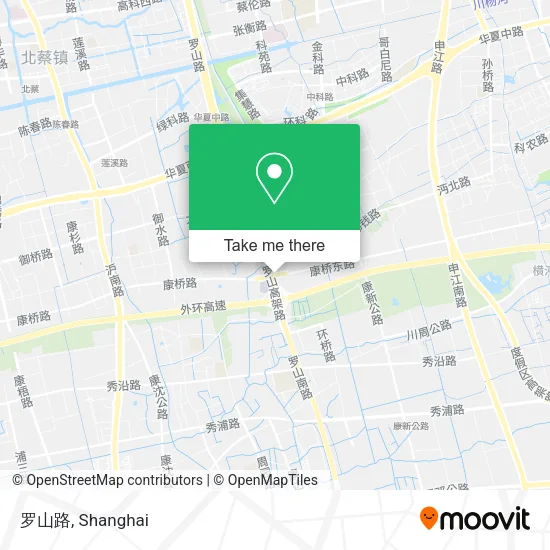 罗山路 map