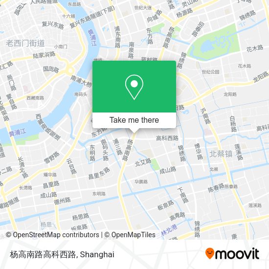 杨高南路高科西路 map