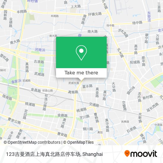 123吉曼酒店上海真北路店停车场 map