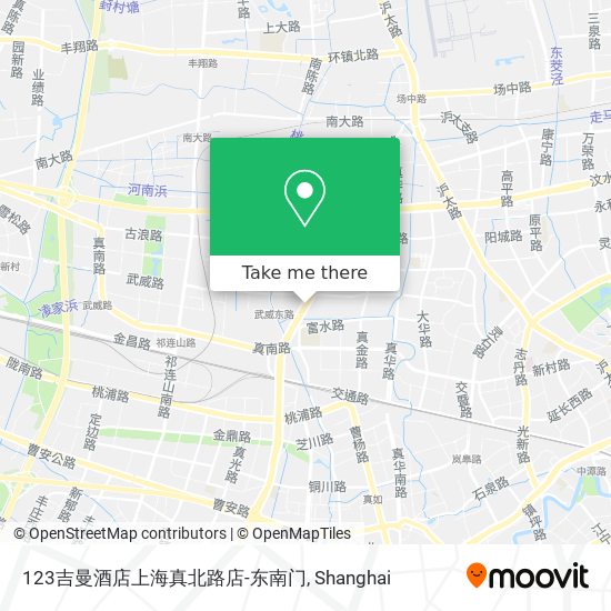 123吉曼酒店上海真北路店-东南门 map