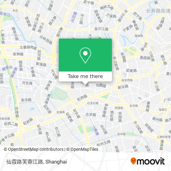 仙霞路芙蓉江路 map