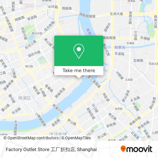 Factory Outlet Store 工厂折扣店 map