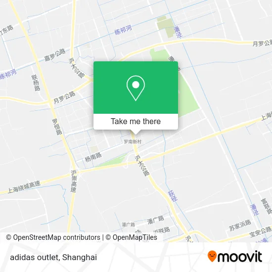 adidas outlet map