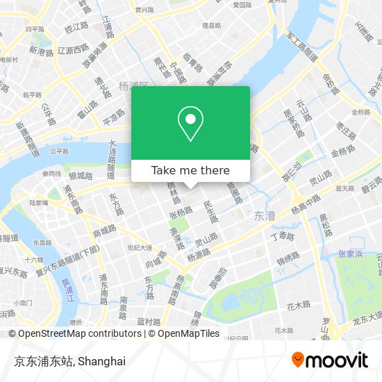 京东浦东站 map