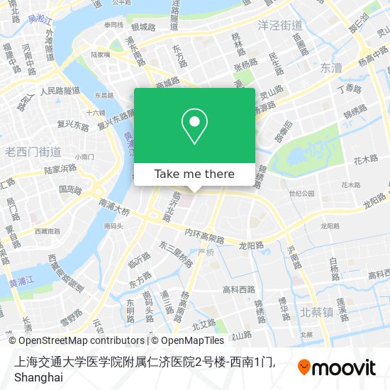 上海交通大学医学院附属仁济医院2号楼-西南1门 map