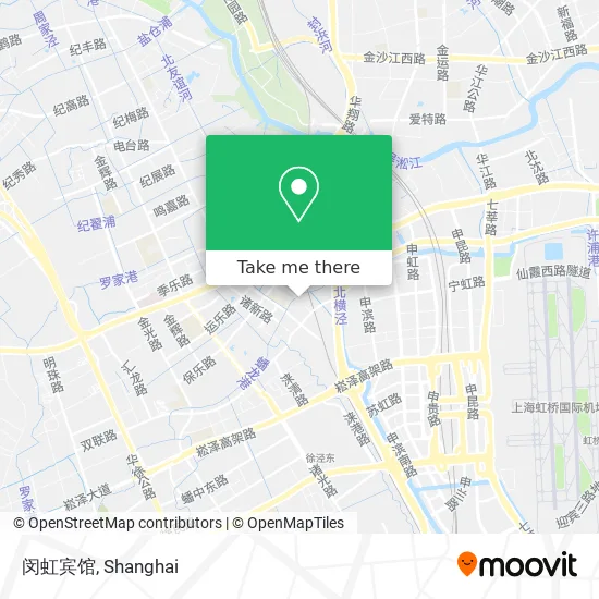 闵虹宾馆 map