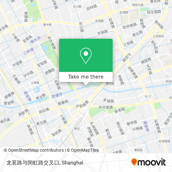 龙茗路与闵虹路交叉口 map