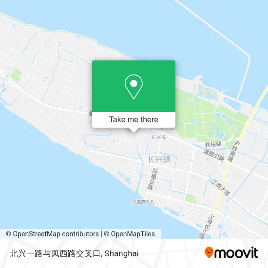 北兴一路与凤西路交叉口 map