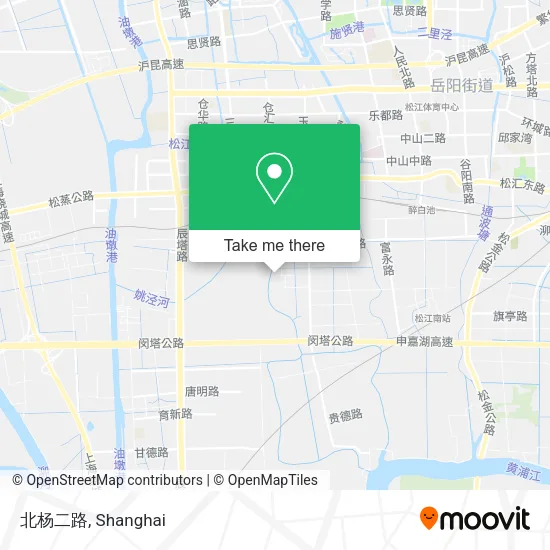 北杨二路 map