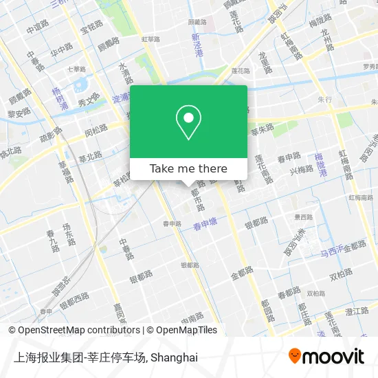 上海报业集团-莘庄停车场 map