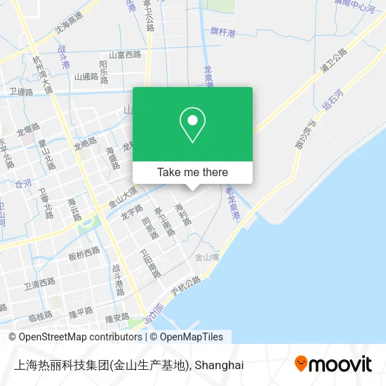 上海热丽科技集团(金山生产基地) map