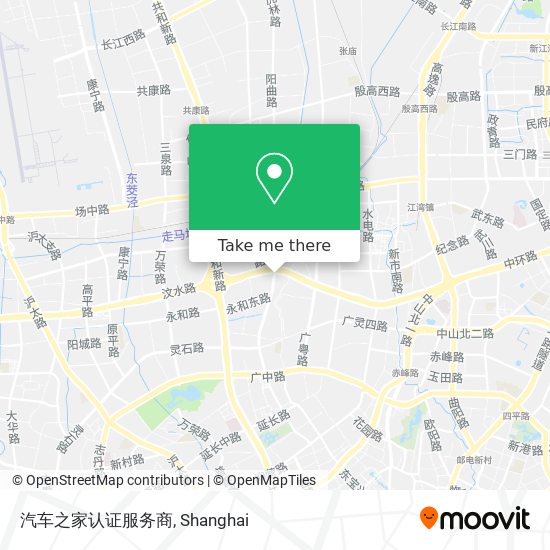 汽车之家认证服务商 map