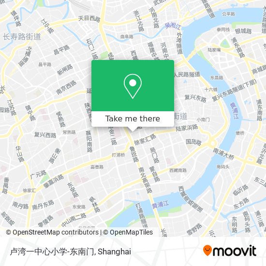卢湾一中心小学-东南门 map