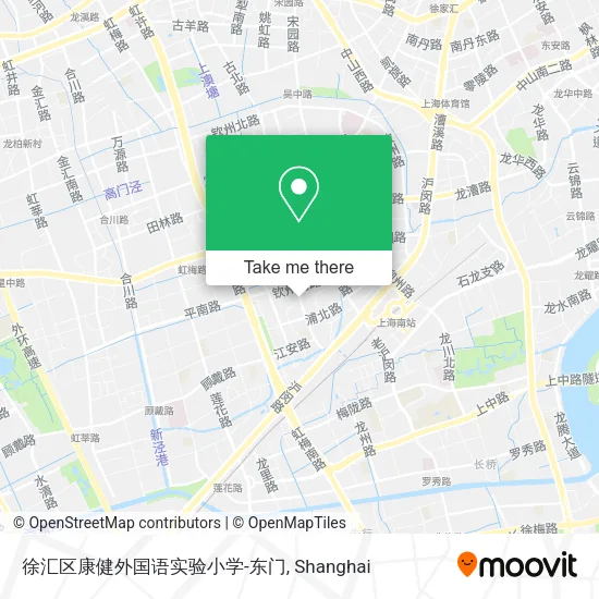 徐汇区康健外国语实验小学-东门 map