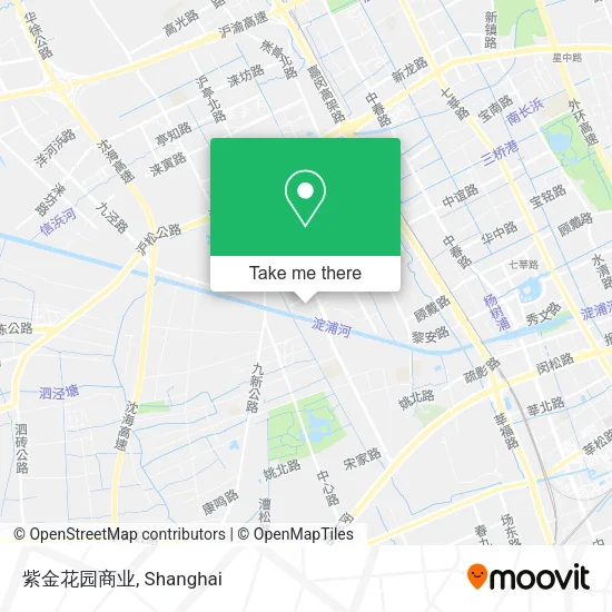 紫金花园商业 map