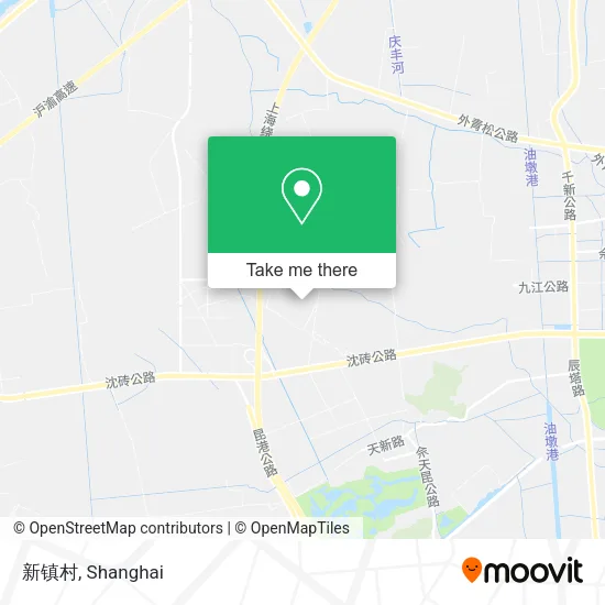 新镇村 map