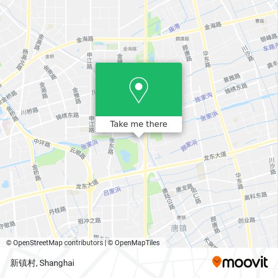 新镇村 map