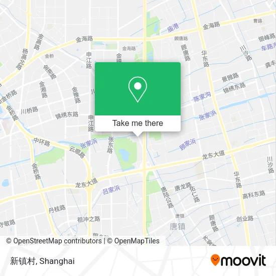 新镇村 map