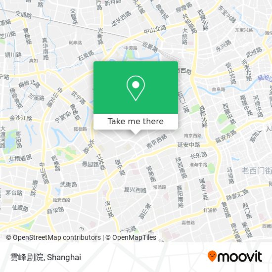 雲峰剧院 map
