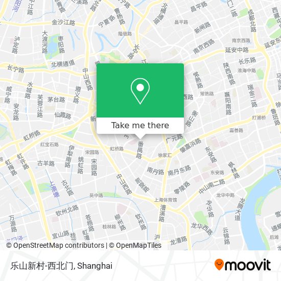 乐山新村-西北门 map