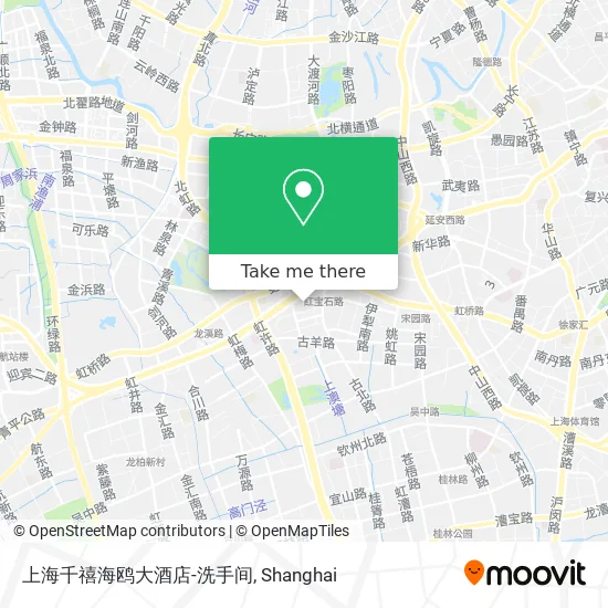 上海千禧海鸥大酒店-洗手间 map