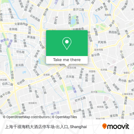 上海千禧海鸥大酒店停车场-出入口 map