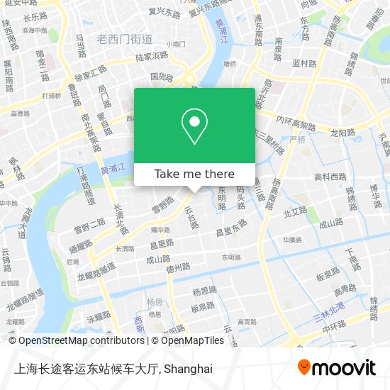 上海长途客运东站候车大厅 map