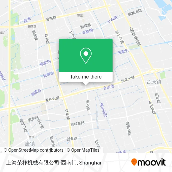 上海荣祚机械有限公司-西南门 map
