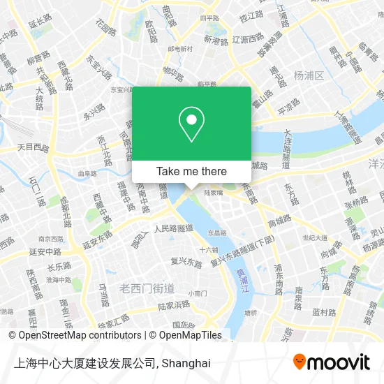 上海中心大厦建设发展公司 map