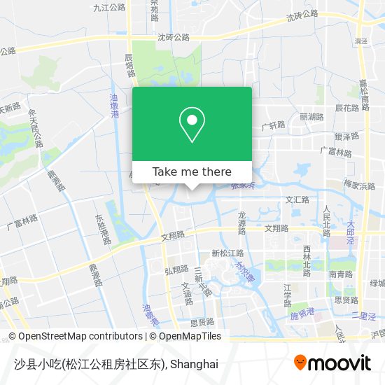 沙县小吃(松江公租房社区东) map