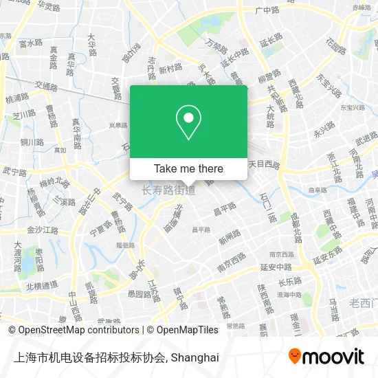 上海市机电设备招标投标协会 map
