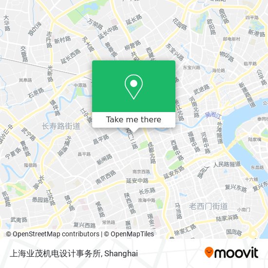 上海业茂机电设计事务所 map