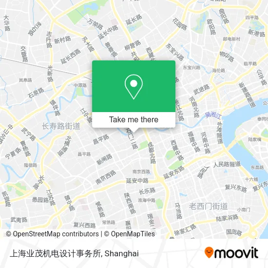 上海业茂机电设计事务所 map